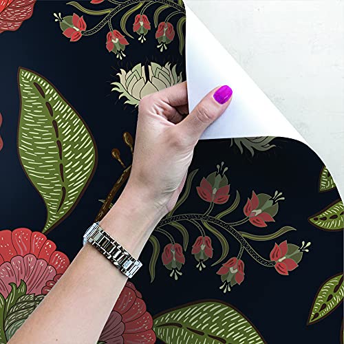 Papiers peints fleurs rétro vintage grand format muralo meuble - 4