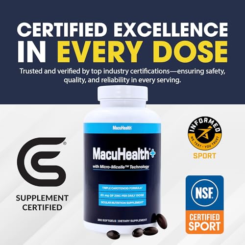 MacuHealth Plus+ Eye Vitamin Supplement
