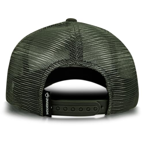 Image of Wolverine Trucker Hat | Mesh Back | Snapback | Adjustable | Rugged | Durable | Workwear