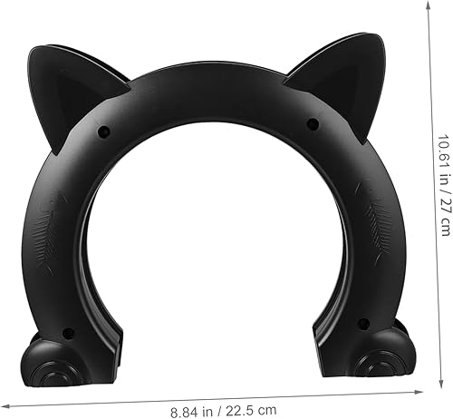 Miniatura 9 de VICASKY Túnel de puerta para gatos para puertas interiores, fácil de instalar para gatos y perros, diseño resistente al desgaste para un cómodo
