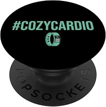 Cozy Cardio Funny Home Workout Walking Pad Heart Rate PopSockets Standard PopGrip