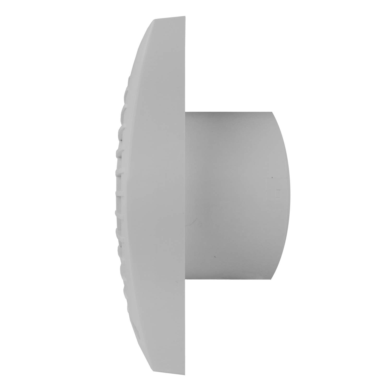 VONLIS Badventilator Badlüfter Lüfter Bad Ventilator Einbautiefe 50 mm kurz Ø 100 mm Feuchtesensor/Hygrostat ja