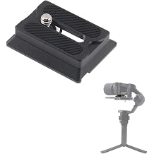Quick Release Plate for DJI Ronin RS 2/RSC 2/RS 3/RS 3 Pro/RS 4 /RS 4 Pro/RS 4 Mini Gimbal Stabilizer with Arca-Swiss Standard
