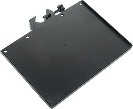 Lilaly 7.9 x 5.5inch Mic Stand Tray, Clamp Shelf, Tray Stand, Microphone Holder, Clamp Rack for Live Streaming, Stage, Music Sheet, Karaoke, Recording, Podcast