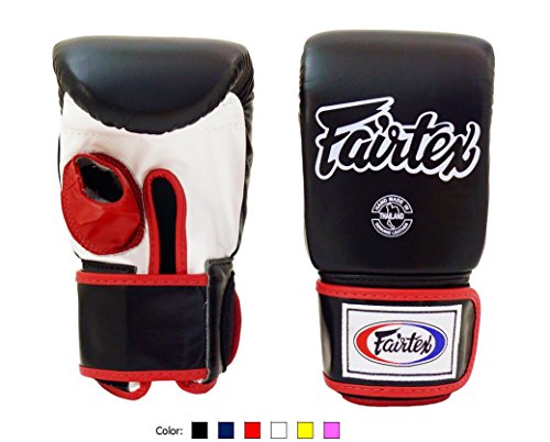 Fairtex Muay Thai Bag Boxing Gloves TGO3 Black/white/red Size L Training gloves