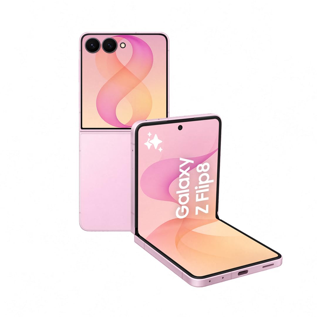 【新品】Samsung Galaxy Z Flip8 256GB Pink 本体 Celular Samsung Galaxy Z Flip8, 256GB 12GB RAM Câmera 50MP - Rosa