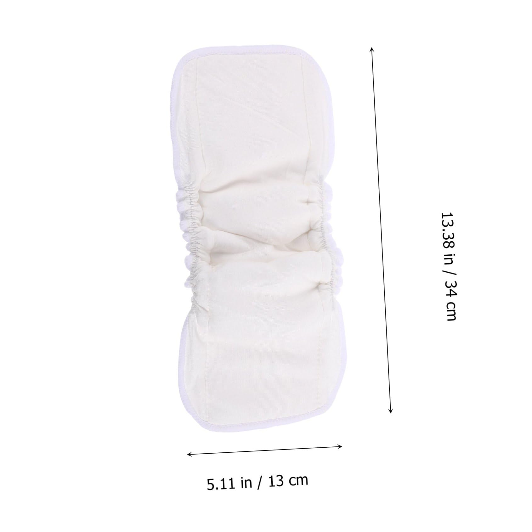 ERINGOGO 6 Insertos para Pañales de Fibra de Bambú Lavables y Reutilizables para Ñiño Forro Blanco Adecuado para Cambiador