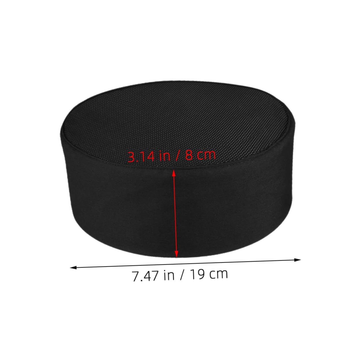 Didiseaon 6pcs Breathable Sushi Beanie Food Service Caps with Mesh Top for Men and Women for Catering Cooking and Bakery Use Black