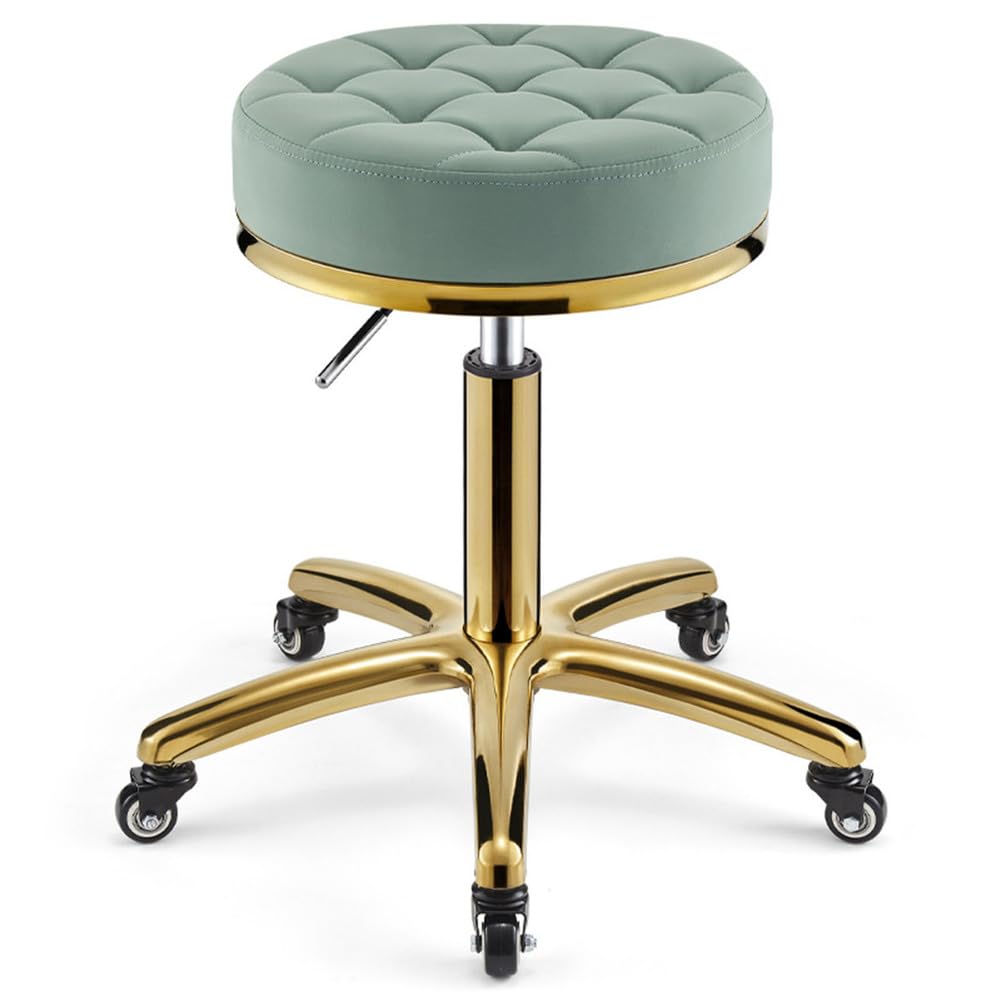 Sedia da disegno ergonomica regolabile in altezza, sedia da ufficio in pelle PU per salone, tatuaggi, spa, cliniche mediche e dentistiche, design multiuso