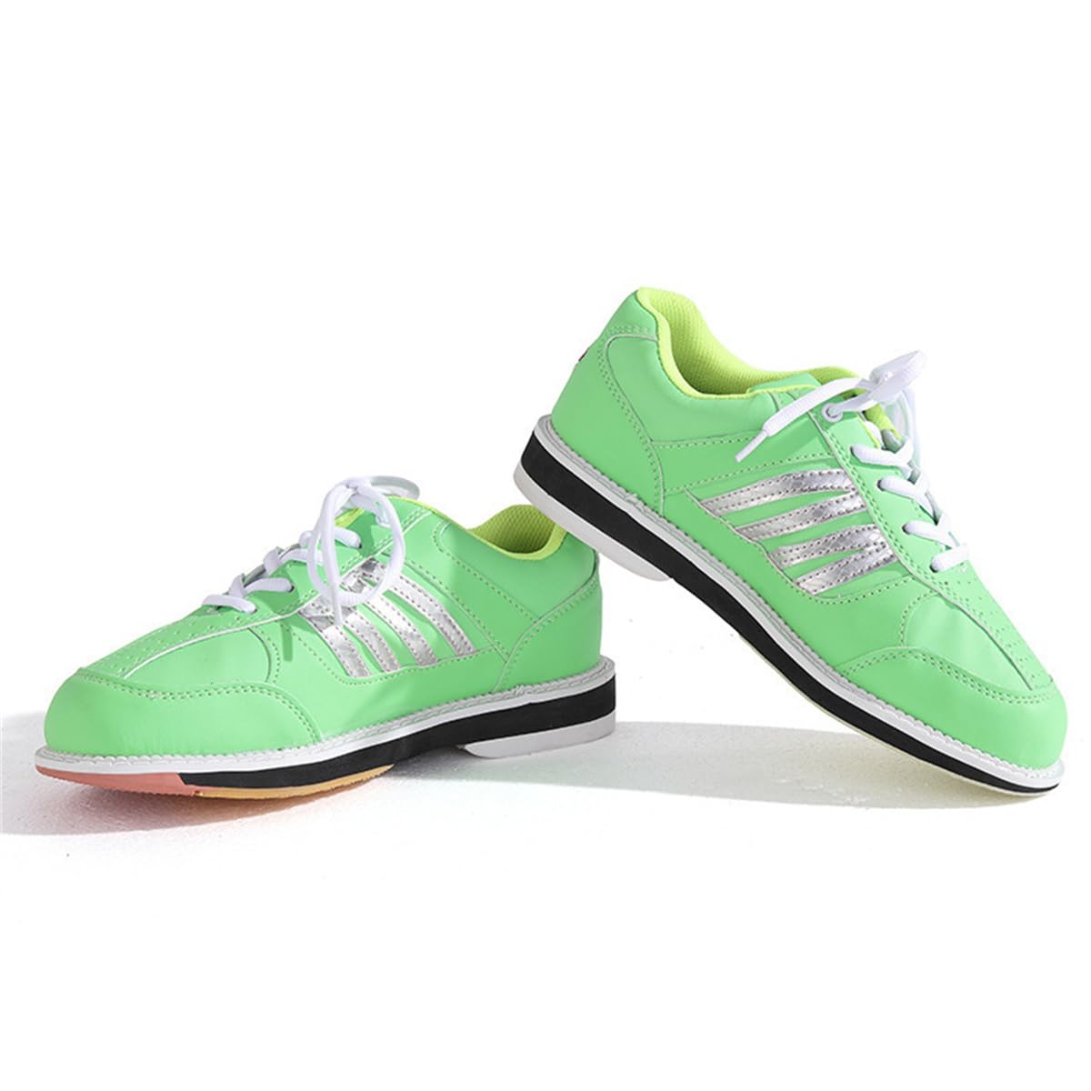 VEACAM Damen Bowlingschuhe Anfänger Gleitsohle Bowling Trainingsschuhe Leichte weibliche Bowler Trainer