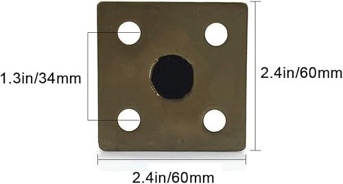 Miniatura 3 de Juego de 4 patas ajustables para muebles, patas de sofá, patas de gabinete, patas de repuesto para bricolaje, acero inoxidable, oro cepillado,