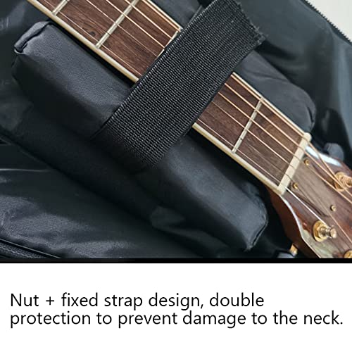 CCBUY Housse de Guitare en Oxford,Sac de Guitare Etanche Etui,avec Eponge de 13 MM,Sangles Réglables,Antichoc et… - Les Beatles, Paul McCartney, John Lennon, RIngo Starr, George Harrison CCBUY Housse de Guitare en Oxford,Sac de Guitare Etanche Etui,avec Eponge de 13 MM,Sangles Réglables,Antichoc et… – Image 6