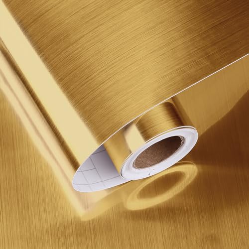 HotDecor Tapete Gold Küchenfolie Selbstklebend Klebefolie Möbel...