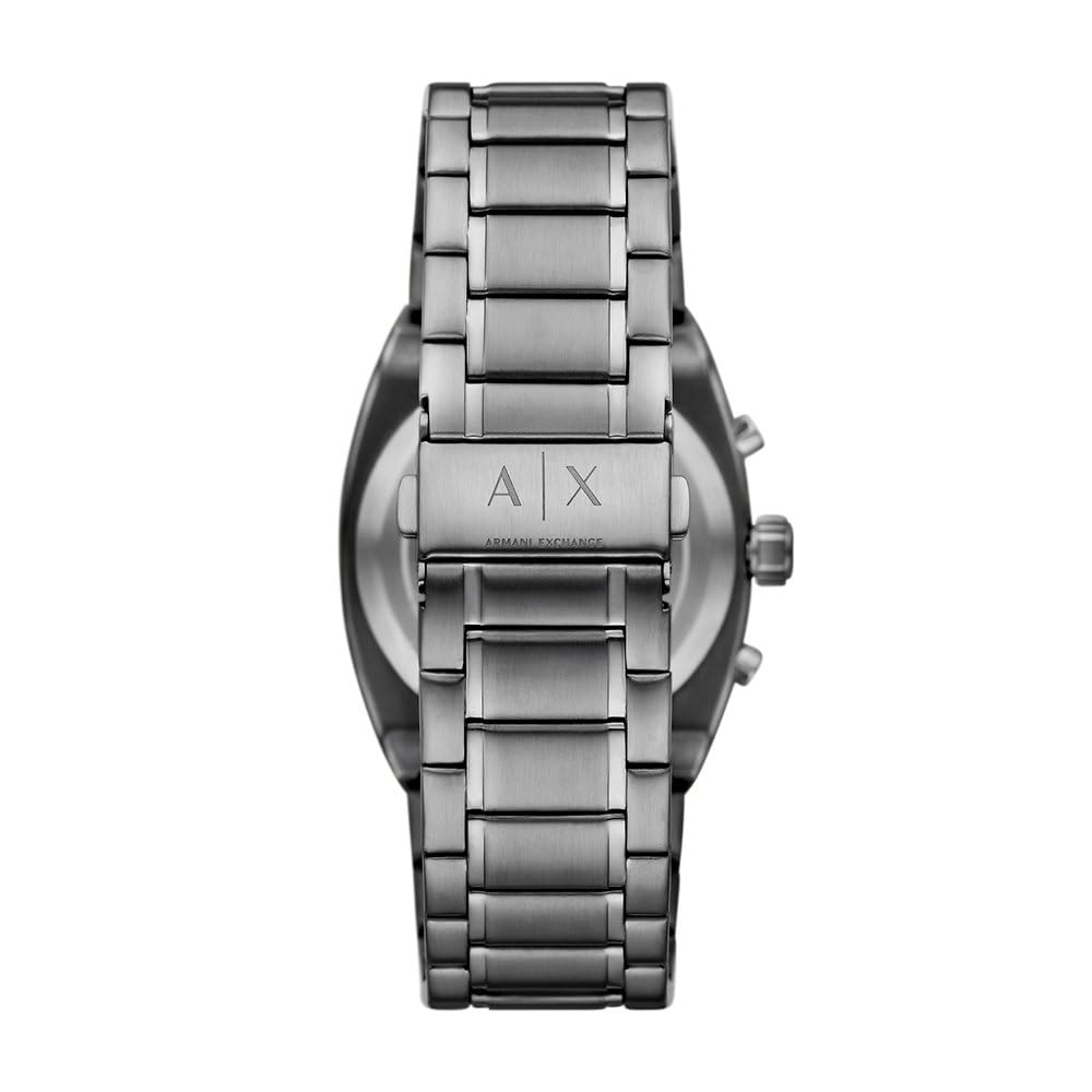 Armani Exchange Orologio Uomo, Movimento Cronografo al Quarzo e Cassa 40 mm con cinturino in acciaio inossidabile