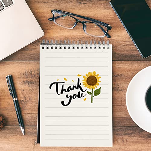 Songaa Spiral Notebook A5 4 Pack - Top Bound Hardcover Spiral Notebook Ruled Lined Journal Notebook Bulk, College Ruled Spiral Bound Notebook For Student Office School Supplies Black #TOP6