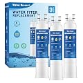 Water Bressvi FPPWFU01 Water Filter Replacement Compatible with Frigidaire FPPWFU01, FPPWFU01, PureAdvantage, PWF-1 FPPWFU01 PurePour Water Filter, Remove Impurities from Water (3-PCS)