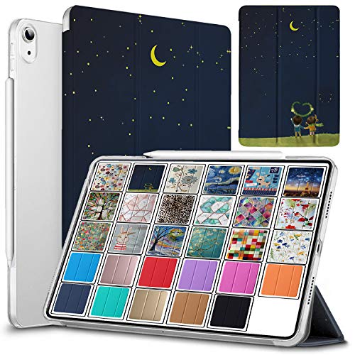 Image of DuraSafe Cases for iPad Air 6th Air 11 2024 Air 5th 2022 Air 4th 2020 Gen [iPad Air 6 /5 / 4 /11 ] A2588 A2316 MM6R3HN /A MM6T3HN /A MYHX2HN /A MYJ22HN /A Printed Slim Lightweight PC Clear - Night Sky