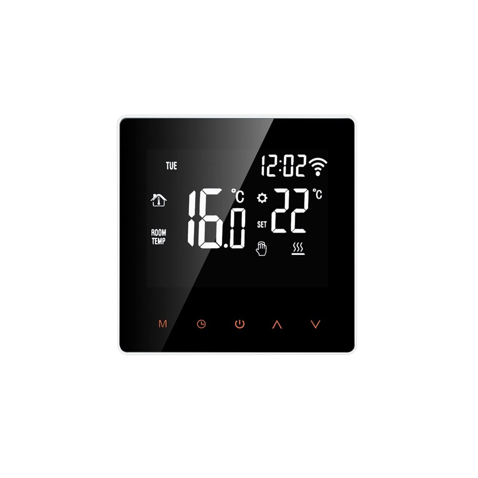 Czujnik termometru, Inteligentny regulator temperatury termostatu, woda/elektryczne ogrzewanie z kompilacją w obsłudze czujnika Alexa Google Home(16A ElectricHeating)
