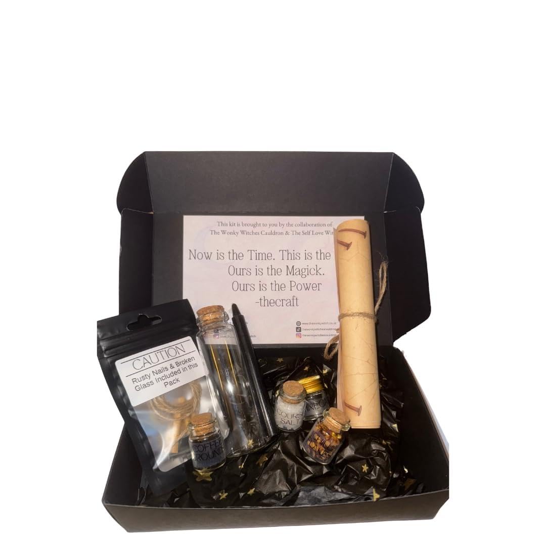 The Wonky Witches Cauldron Black Hex Your Ex Candle Spell Kit - Witchcraft