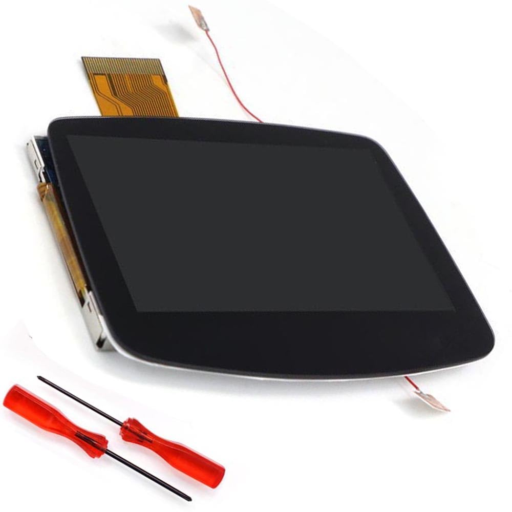 HISPEEDIDO V5 Screen Backlight Backlit LCD Replacement Mod Kits, Touch Control High Brightness IPS For GBA Game Boy Advance Easy Installation