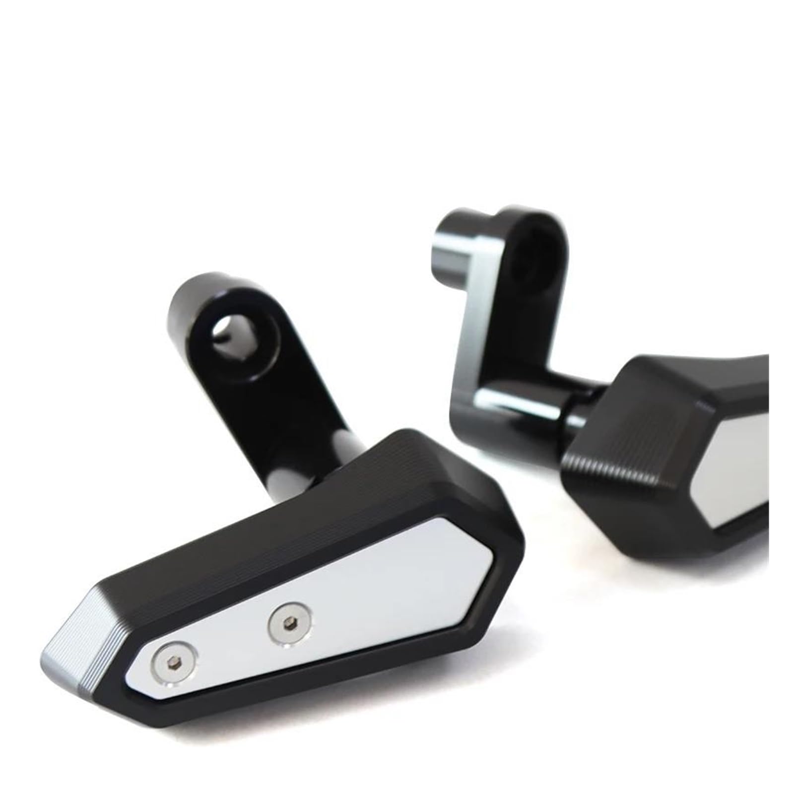 Protezione Telaio Crash Slider for Ninja500 Ninja 500 Z500 Z 500 Protezione anticaduta for Moto Telaio Carenatura Protezione Crash Pad (Rosso)(Silvery)