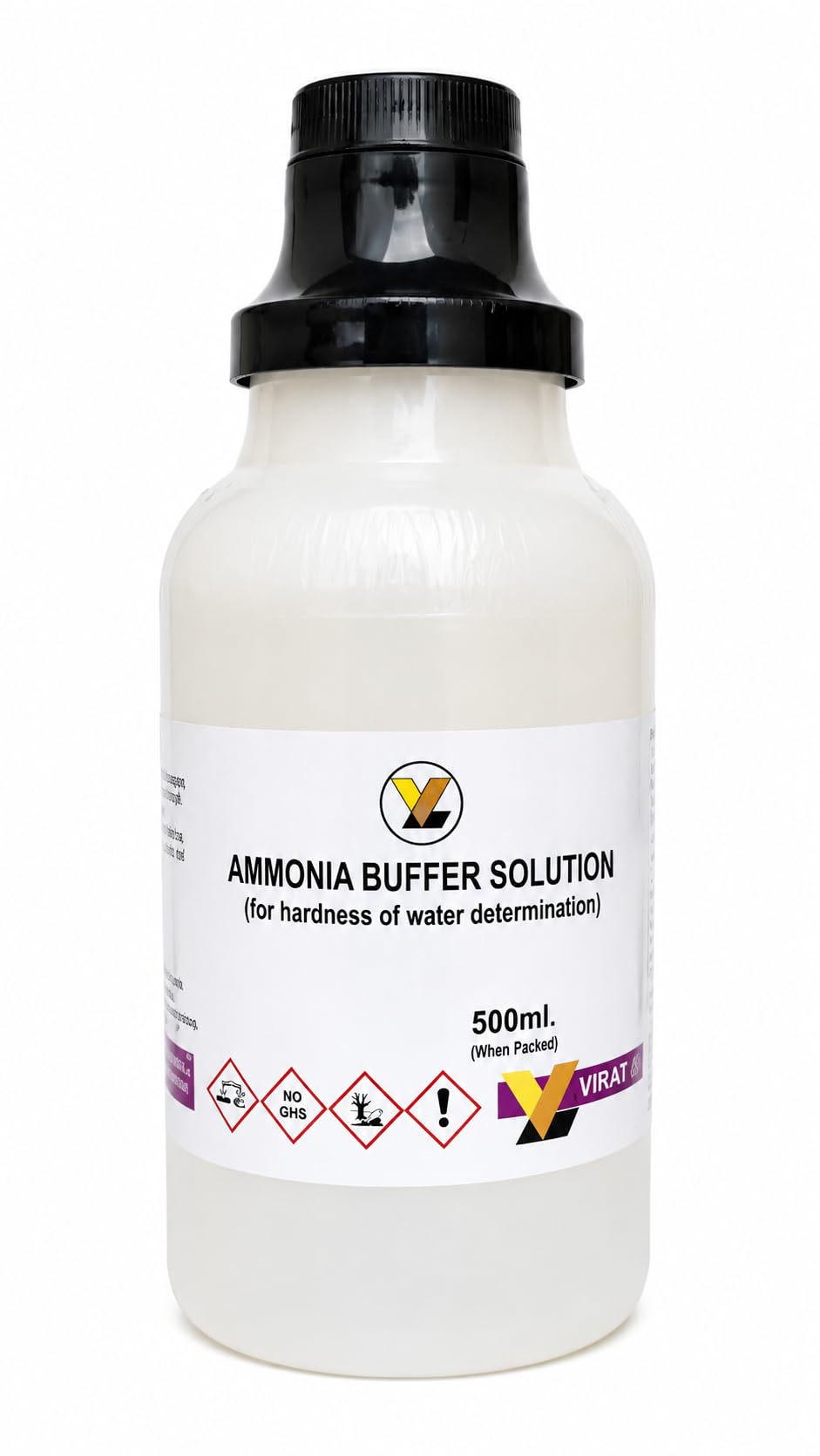 Ammonia Buffer Solution for Water Hardness Determination 500ml | Lab Testing, Research Use, Water Analysis, 500ml Volume-image-9