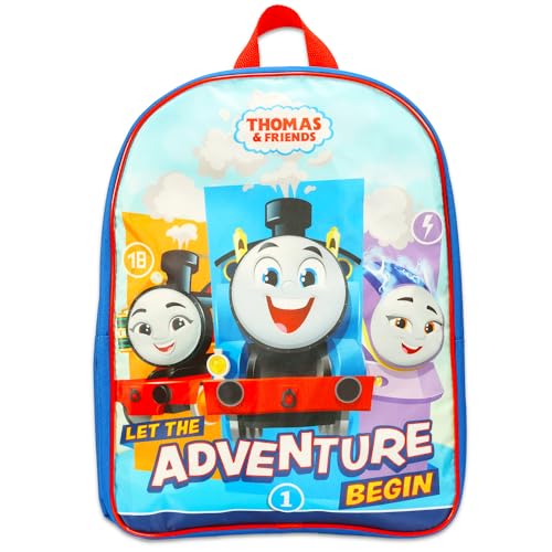 Thomas the Train Backpack for Boys - Thomas the Train School Bag Bundle Includes 15" Thomas the Train Backpack Plus Water Bottle, Stickers, More | Thomas the Train School Supplies2