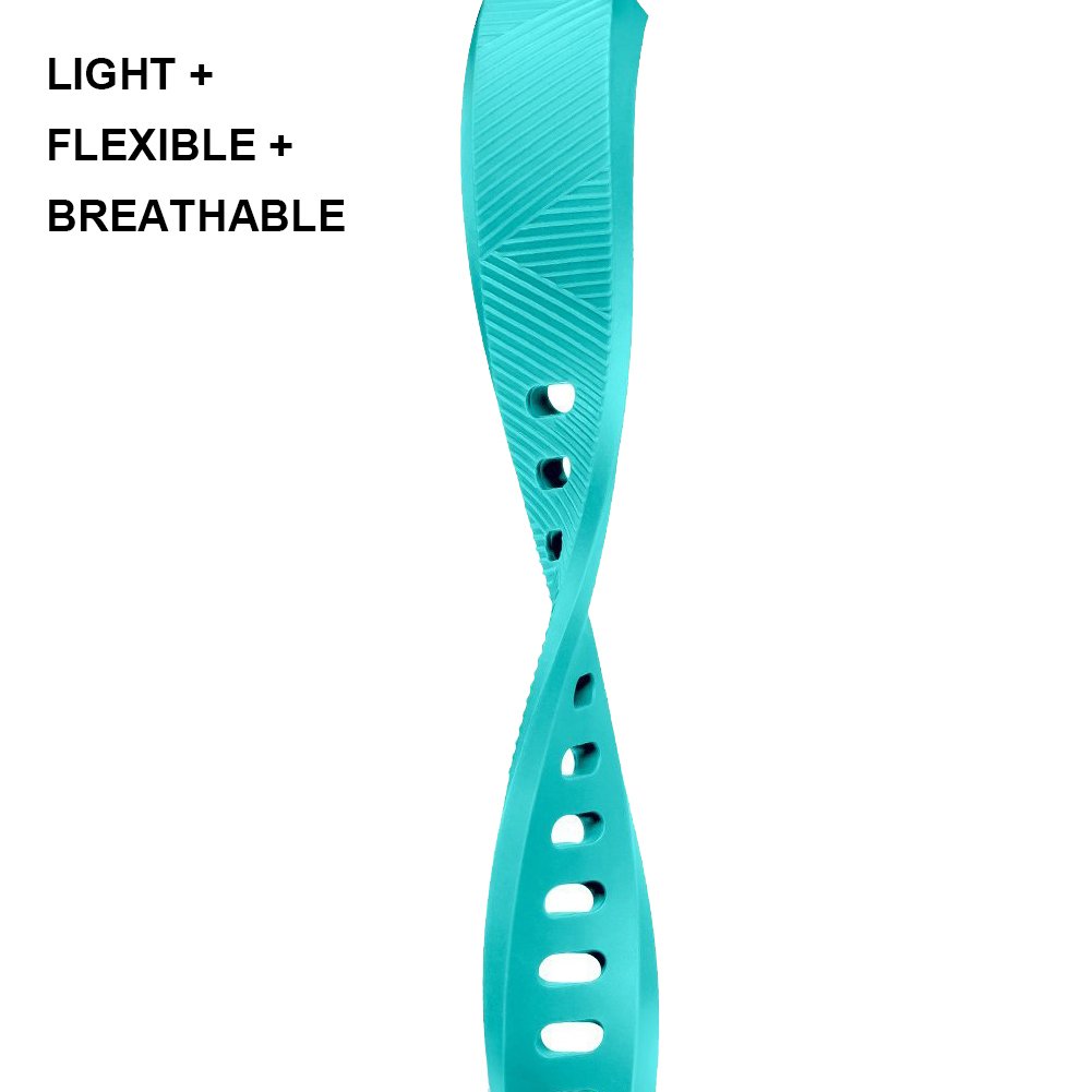FunBand Correa para Fitbit Alta HR y Fitbit Alta, Edición Especial Soft Silicona Deportes Recambio de Pulseras Ajustable Reemplazo Accesorios para Reloj Fitbit Alta HR y Fitbit Alta — view 4