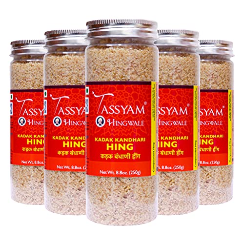 Image of Tassyam Hingwale Kadak Kandhari Hing 1.25g (5X 250g) | Hand Pounded & Natural Perungayam