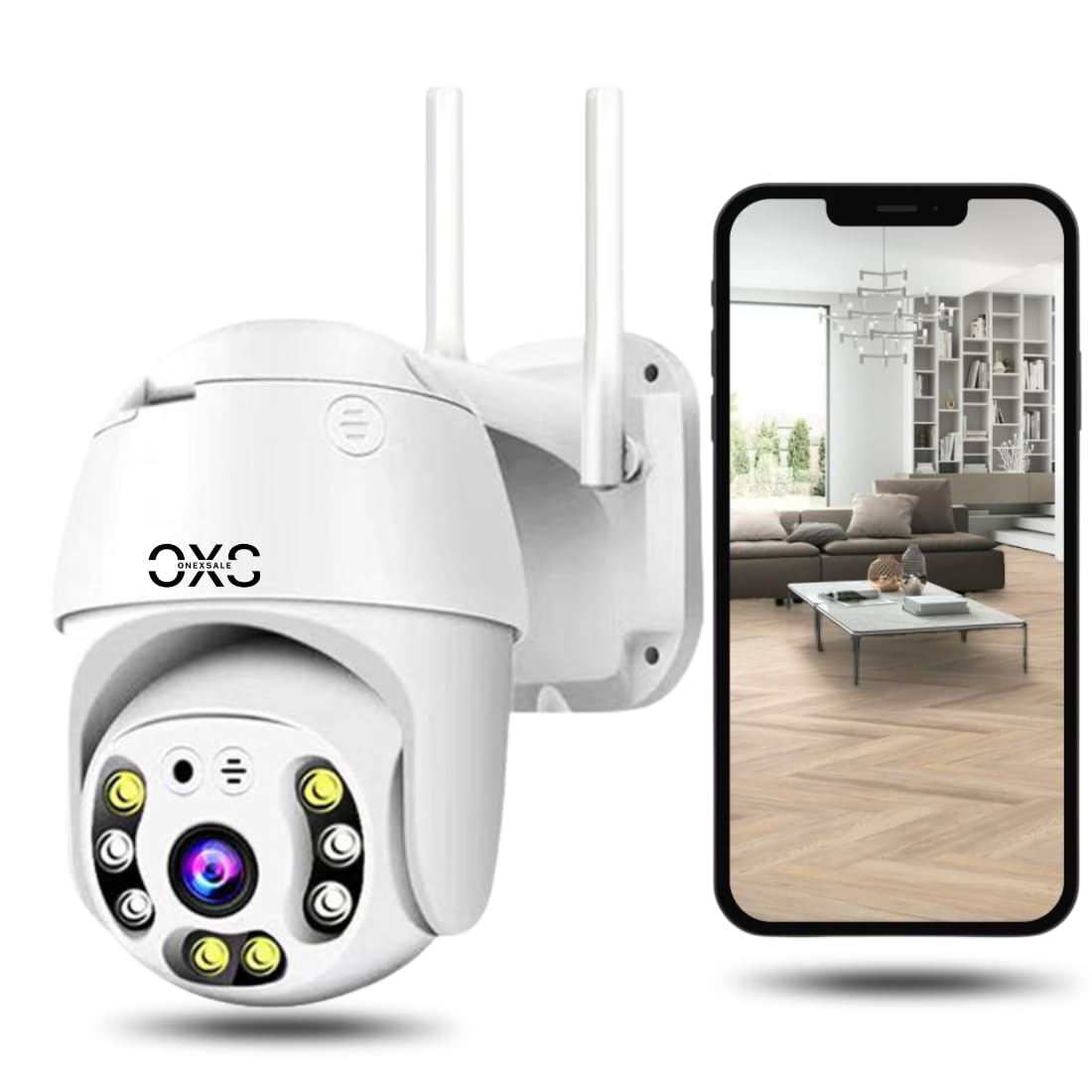 OneXsale Wireless Full HD1080P Wi-Fi PTZ v380 PRO Camera Pan Tilt Surveillance Camera, Two Way Audio/Motion Detection, Siren, 2-Way Talk, IP66 Weatherproof SD/Cloud Support-image-33