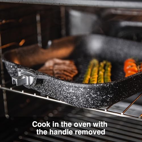 29cm Non-Stick Pep Griddle Pan with Removable Handle - Image 3