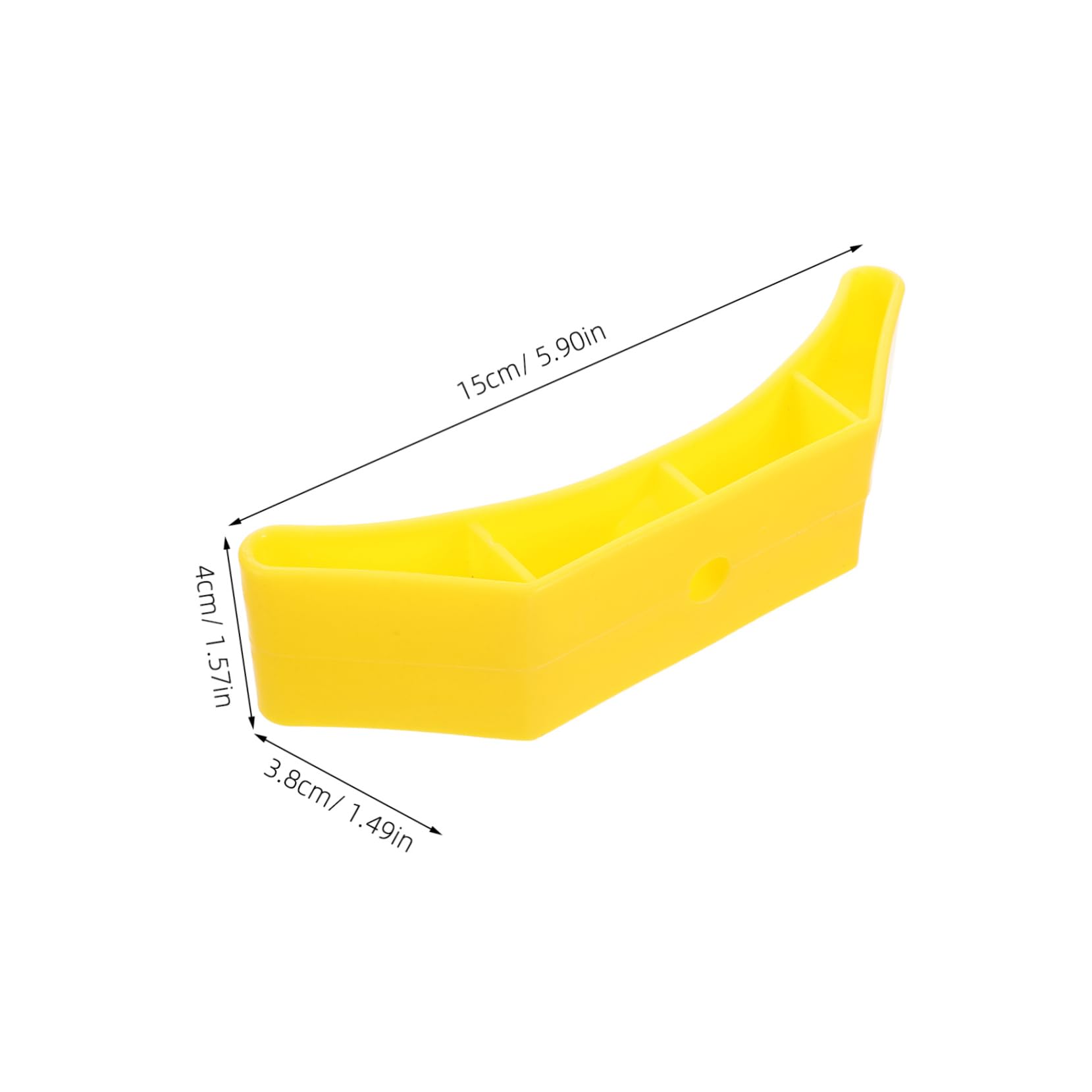 Happyyami 4Pcs Compact Dumbbell Storage Rack Hollow Rubber Weight Holder for Home Gym Portable Kettlebell Stand with Stable Support Efficient Space Saving Design for Fitness