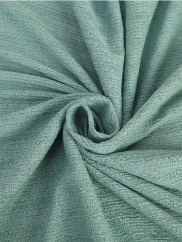 RUZHILING Newborn Baby Photography Outfits Wrap with Long Tail Hat Newborn Photo Blanket Picture Props Boy Girl (Green)