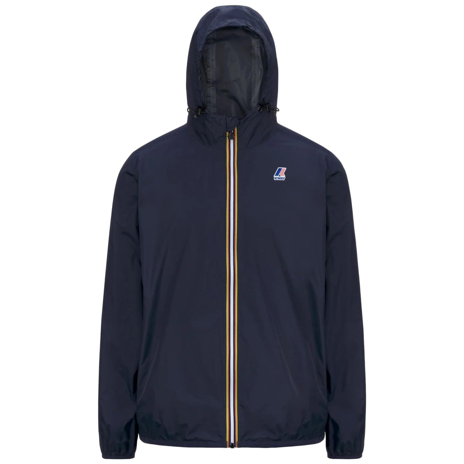 K-Way Le Vrai Claude 4.0 Unisex Hooded Windbreaker Women's Navy Extra Large