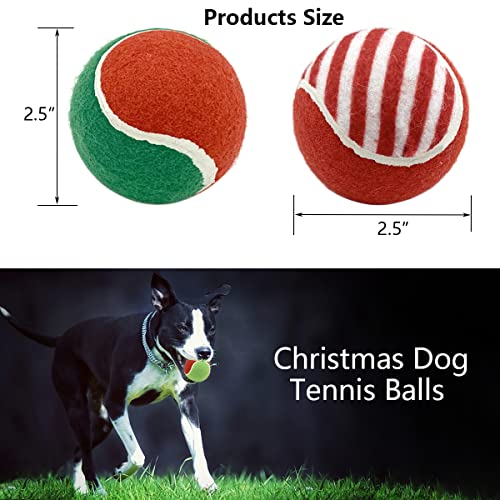 Vehomy-8Pcs-Christmas-Dog-Tennis-Balls-Dog-Xmas-Squeaky-Tennis-Ball-Toy-Xmas-Green-and-Red-Puppy-Interactive-Toys-for-Small-Medium-Dogs-Training-Playing - Cucciolini Doodles   Vehomy-8Pcs-Christmas-Dog-Tennis-Balls-Dog-Xmas-Squeaky-Tennis-Ball-Toy-Xmas-Green-and-Red-Puppy-Interactive-Toys-for-Small-Medium-Dogs-Training-Playing