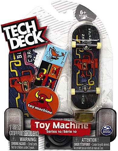 Tech Deck Toy Machine Blake Carpenter Series 10 Fingerboard Skateboard Rare