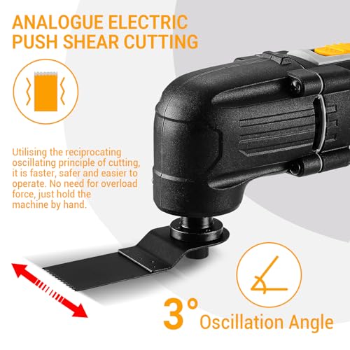 DEKOPRO 2.5-Amp Oscillating Multi Tool