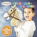Nature Bound Stick Horse | Plush Handcrafted Hobby Horse Provides Fun Pretend Play for Toddlers & Preschoolers | Handsewn Head, Sturdy Wood Stick, Plus Neighing & Clip-Clop Sounds