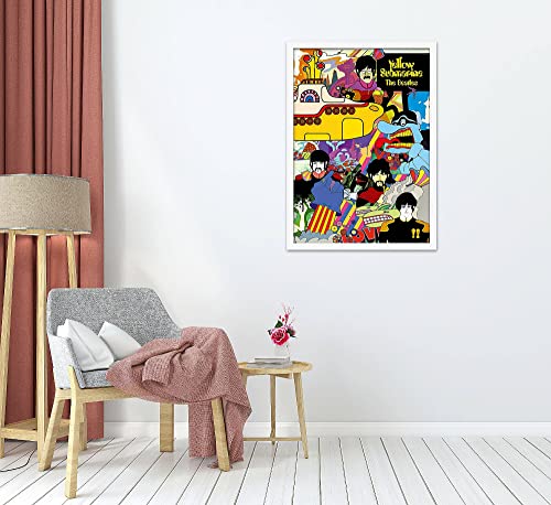 L’affiche du sous-marin jaune des Beatles | Imprimé sous-marin jaune | Impression encadrée ou non encadrée | A3 (42.0×29… - Les Beatles, Paul McCartney, John Lennon, RIngo Starr, George Harrison L'affiche du sous-marin jaune des Beatles | Imprimé sous-marin jaune | Impression encadrée ou non encadrée | A3 (42.0x29… – Image 5