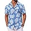 Light Blue - White Floral