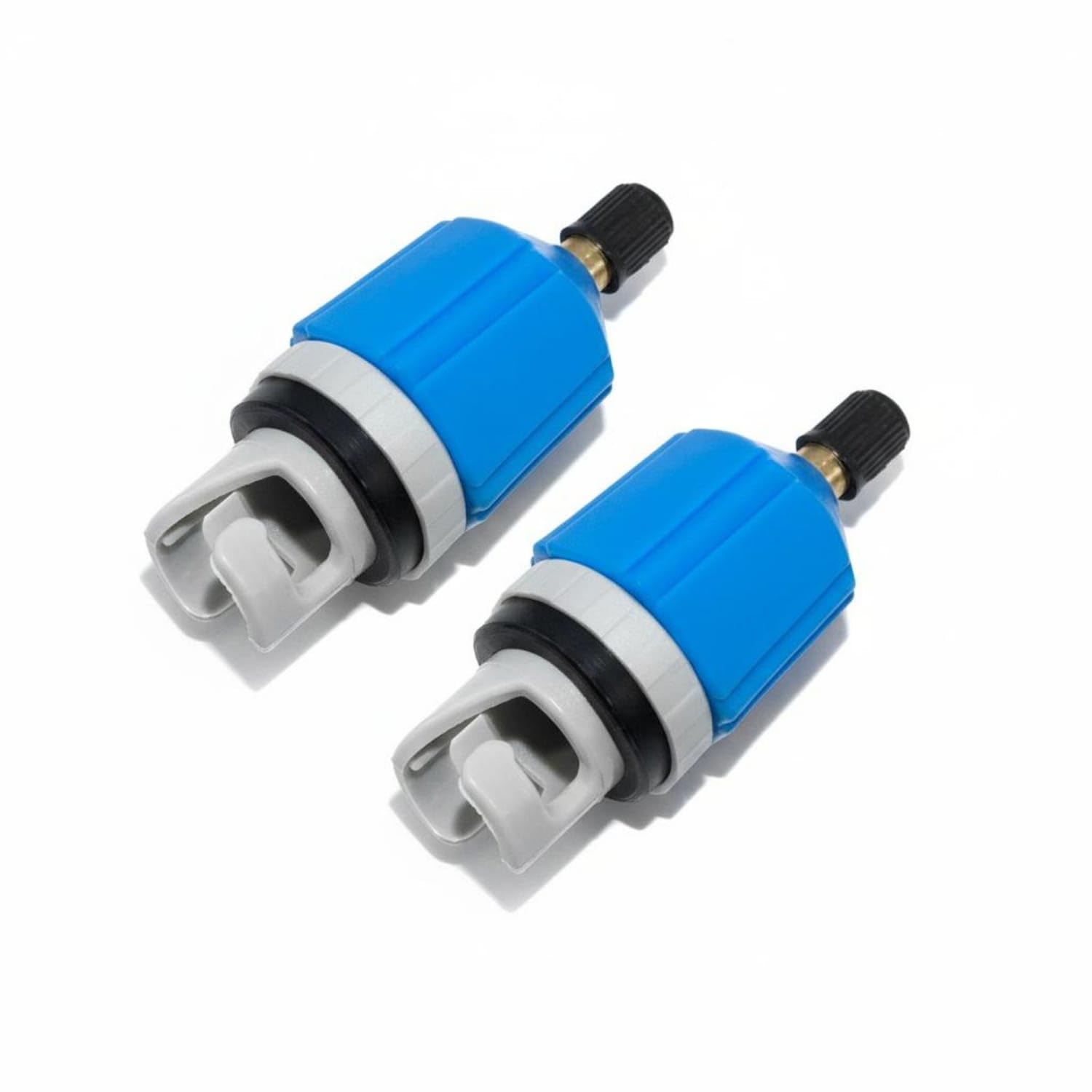 Leak-Proof Seal SUP Pump Adapter Sturdy Construction 4-in-1 Multi-Nozzle Adapter Paddle Board Air Valve Connector for Campers, Kayakers, Camping, Water Sports, Beach, Blue H01 Adapter 2-image-37
