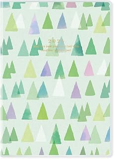 2026 ダイアリー 手帳 リュリュ B6サイズ DSS-2604 フォレスト マンスリー 月曜始まり 透明カバー 2025年9月～2027年1月 スケジュール帳