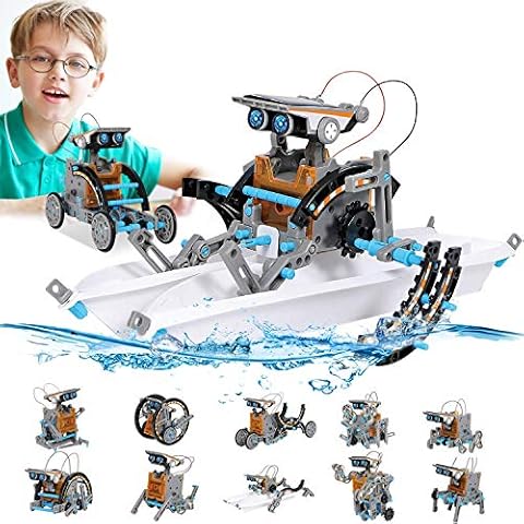 12 in 1 DIY Solar Robot Toys for Kids Cover