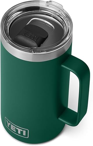 Miniatura 10 de YETI Rambler - Taza de acero inoxidable aislada al vacío con tapa MagSlider, 24 onzas