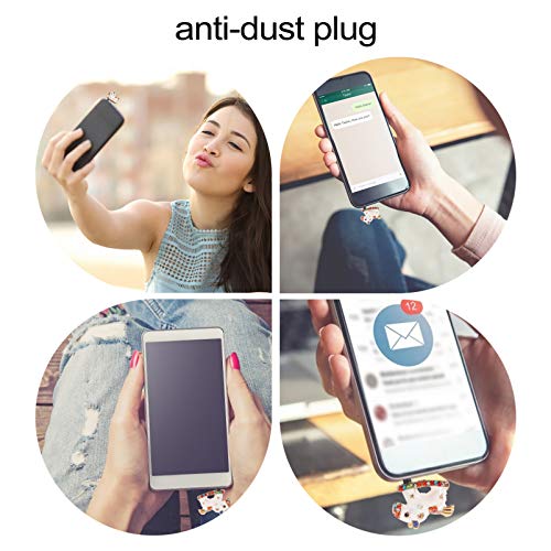 Hemobllo Proteção Porta de Fone De Ouvido Poeira Plugs Plugs Anti Poeira Criativo Cavalinho de Pau 3