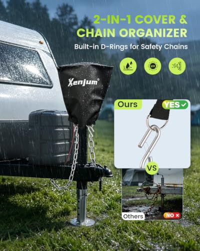 Electric Trailer Jack with Bubble Level