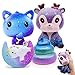 Produktbild specool Squishy Toys Kawaii Squeeze Stress Squishies Spielzeug Geschenk Dinosaurier für Teenager Kinder Erwachsene