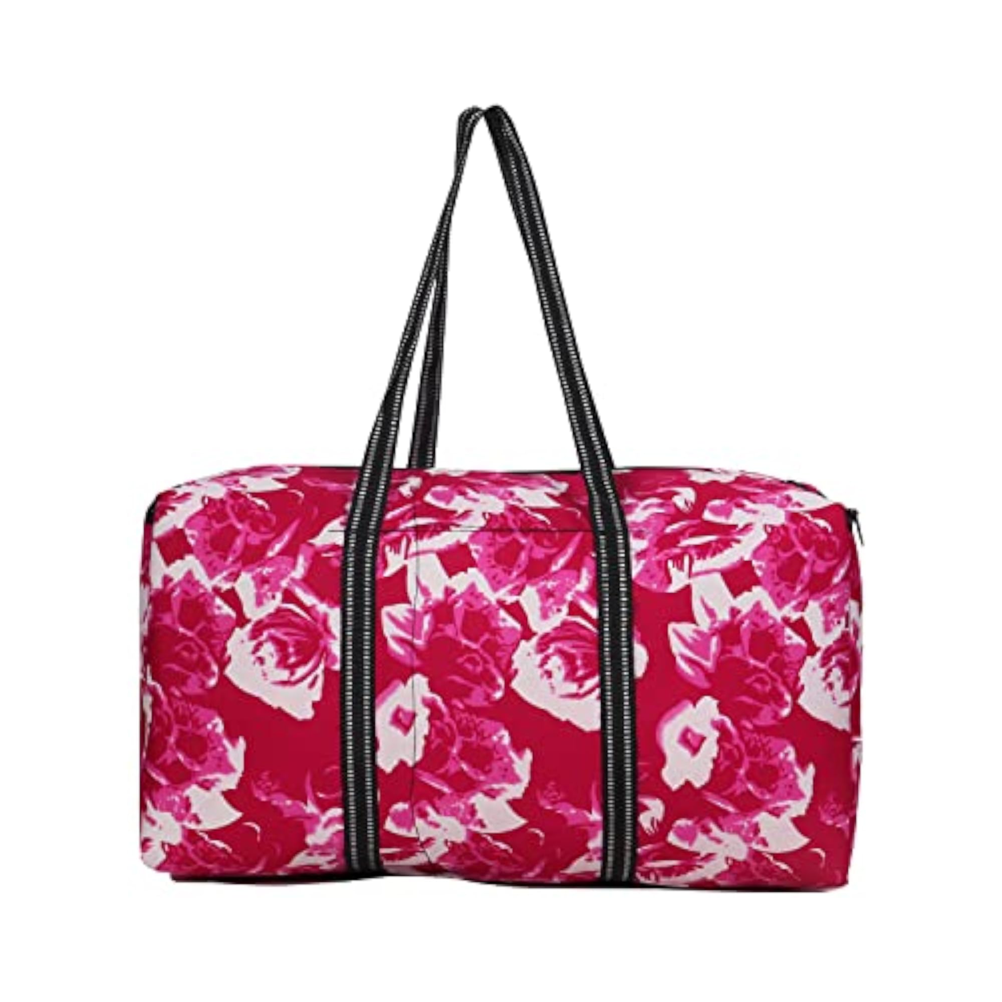Girls Pink Flower Extra Large Duffle Travel Bag