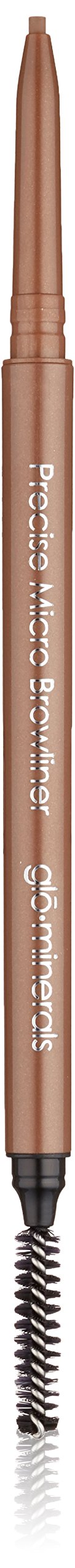 Glo Skin Beauty Precise Micro Browliner | Long-Lasting, Wax-Based Formula Glides On Skin and Shapes Your Brows, (Light Brown)