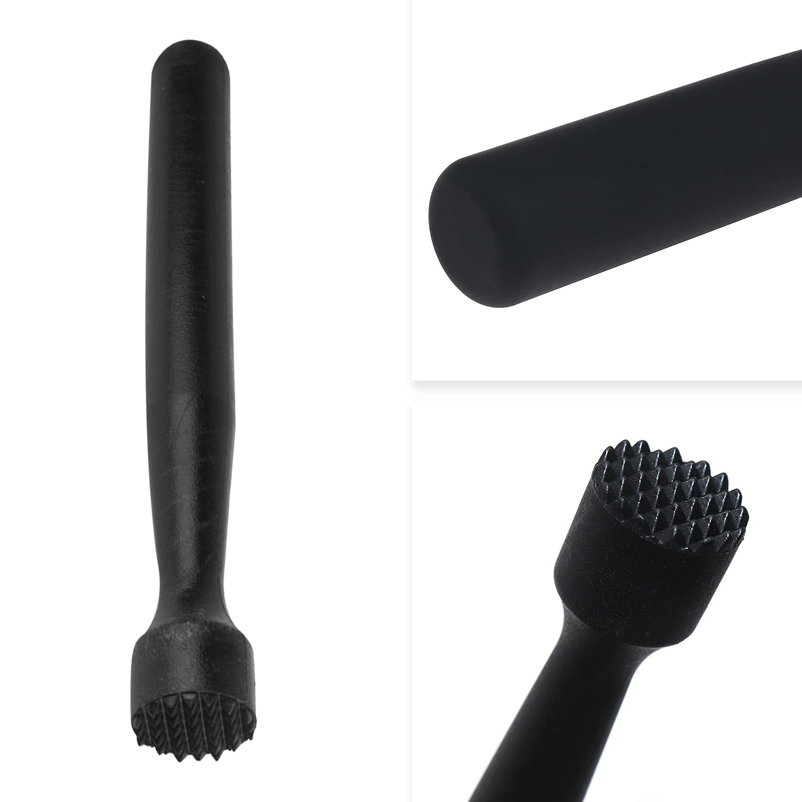 2 Piles Pilons à Cocktail En Plastique | Pilon à Glace Et Fruits | Pour Mojito, Cocktails, Jus | 20,7 Cm